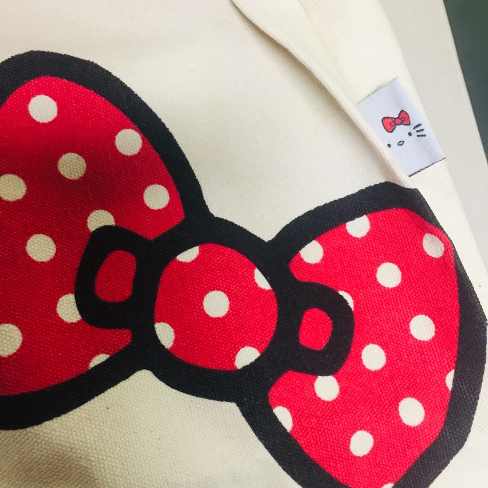 Hello Kitty canvas tote